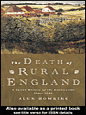cover image of The Death of Rural England